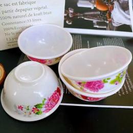 碎花小碗   仿瓷密胺塑料小碗 調料碗 火鍋蘸料碗 1元店貨源批發(fā)